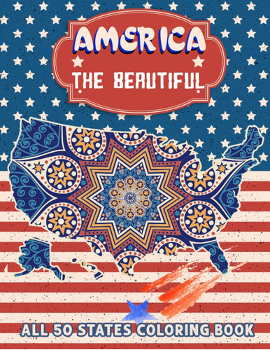 Libro:  America The Beautiful: All 50 States Coloring Book