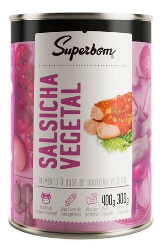Imagem 1 de 1 de Salsicha Vegetal 400g