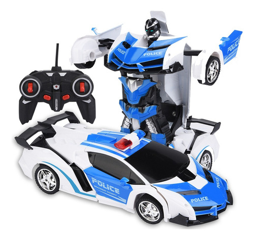 Coche Teledirigido 2 En 1 Transformers Rc Niño Carro Juguete