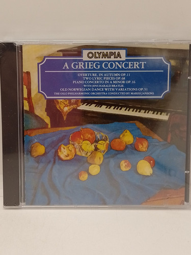 Oslo Philarmonic Orchestra Grieg Concert Cd Nuevo  Disqrg