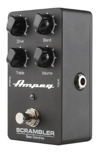 Ampeg Scrambler Pedal Bajo Overdrive Distorsion True By Pass