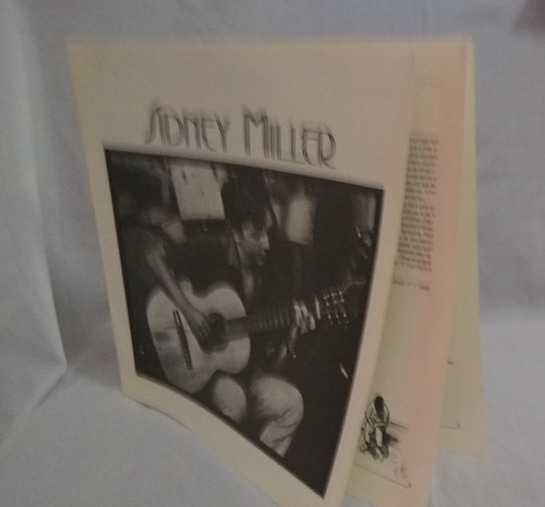 Lp - Sidney Miller (projeto Funarte) C/enc - 1982 - Mpb (Usado)