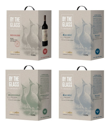 By The Glass Mix 4 X 3000 ml de Viña Las Perdices