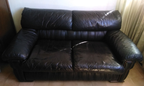 Muebles Negros Cuero 