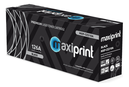 Toner Maxiprint 126a Compatible Hp Ce310a Ce312a Ce313a