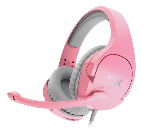 Imagen 1 de 9 de Auriculares Headset Hyperx Cloud Stinger Pink Pc Mac Consola