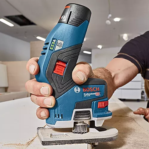 Fresadora Router De Cantos 12v Bosch Gkf 12v-8 Rebajadora