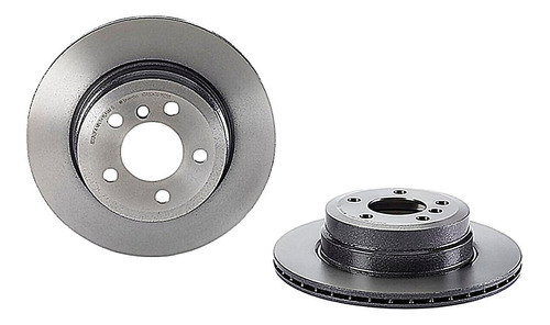 2-discos Ventilados Traseros Bmw X5 3.0l L6 07/08 Brembo