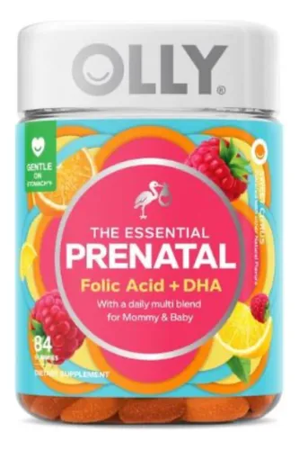 comprar Olly Prenatal Ácido Fólico + Dha Con 84 Gomitas Sabor Frutas
