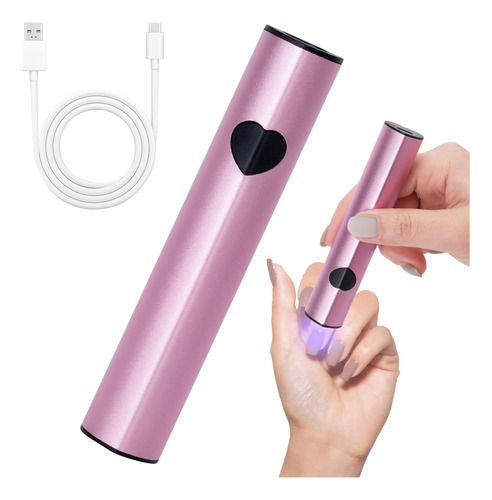 Luz Uv De Mano Para Uñas De Gel, Lámpara De Uñas Led Portáti
