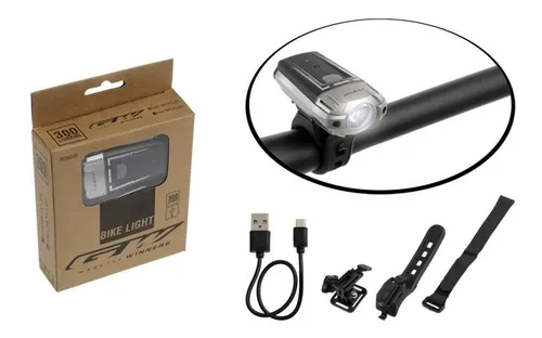 comprar Luz Delantera Gw Recargable Usb 300 Lumens Ciclismo Mtb