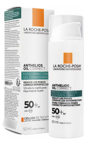 Protector Solar Reductor De Poros Anthelios Oil Correct 50ml