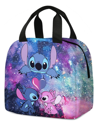 Q En Stock, Bolsa Almuerzo Para Niños Con Puntadas Punto