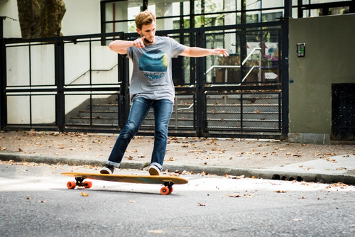 Longboard Skate 127x23 Cm Vainilla1