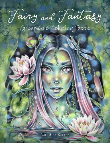 Libro: Fairy And Fantasy Grayscale Coloring Book