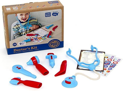 Kit Del Sistema De Juego De Rol De Green Toys Doctor, Rojo /