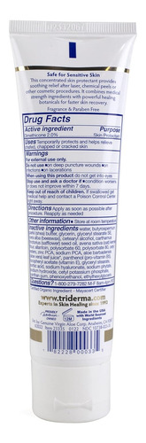 Triderma Post Láser Aloe Zinc Crema De Tratamiento Post Trat