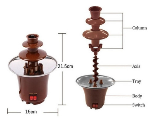 Pack Fondue Chocolate Maquina Chocolate + Cascada Chocolate