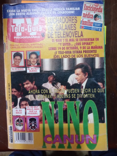 Nino Canun, Claudia Ramirez, Pablo Ruiz, Biby Gayt Tele-guia