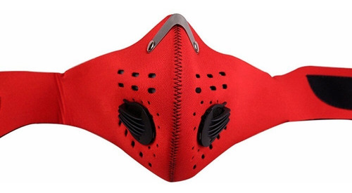 Imagen 4 de 9 de Mascara De Neopreno Para Bicicleta Motociclista Rojo D1041