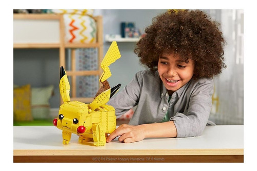 Juguete De Construcción Mega Construx Pokémon Jumbo Pikachu