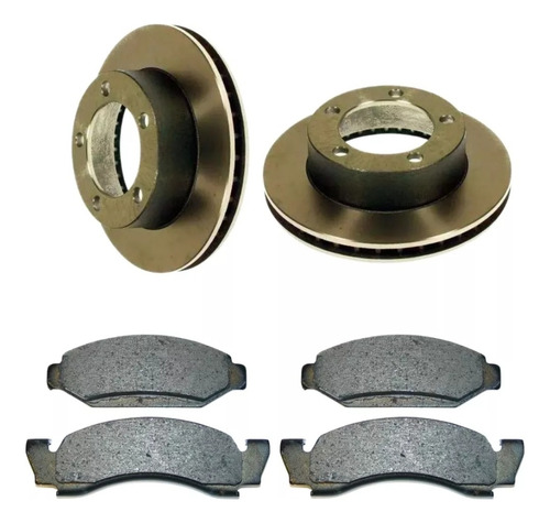 Kit X 2 Discos De Freno Y X4 Pastillas F100 F1000 1993/...