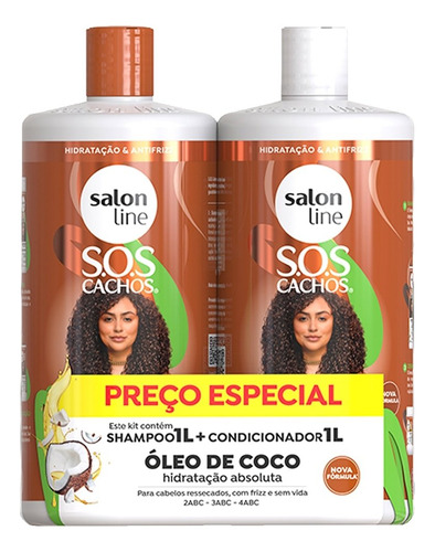 Shamp + Cond Salon Line Sos Coco Tratamento Profundo 1l