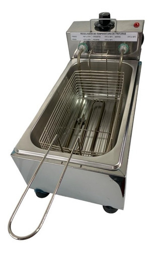 Fritadeira Industrial Elétrica 3 Lts 1 Cuba Cor Inox Frequência 50/60hz 127v