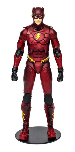 Boneco Action Fig Mcfarlane 7 Flash - Flash Traje Do Batman