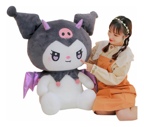 Peluche Gigante Kuromi De 1 Metro Inmenso Kuromi Vampirito