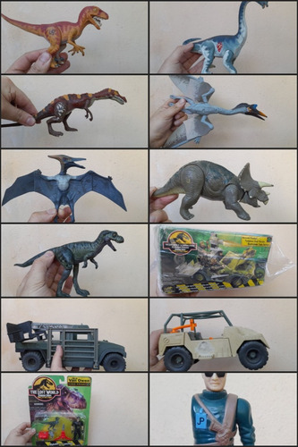 Lote Figuras Jurassic Park Kenner Y Mattel.