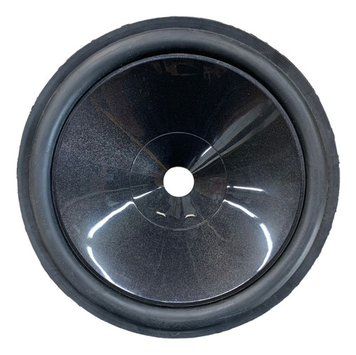 Cone Para Alto Falante Subwoofer 12 Polegadas Borda Borracha