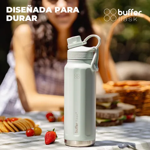 Termo Buffer Paine 1l Acero Inoxidable 24h Frío Sage Green