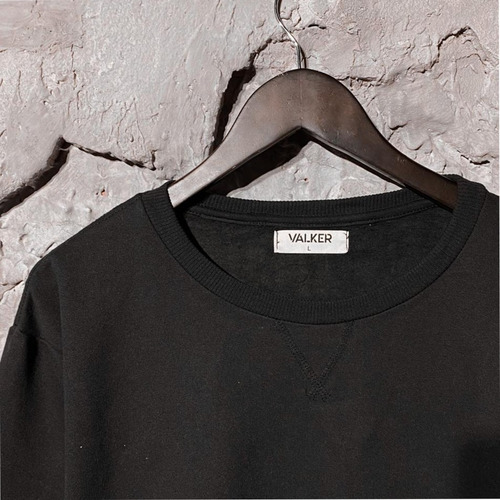 Imagen 2 de 3 de Buzo Clásico Liso Frisado Sweater Cuello Redondo - Proactiva