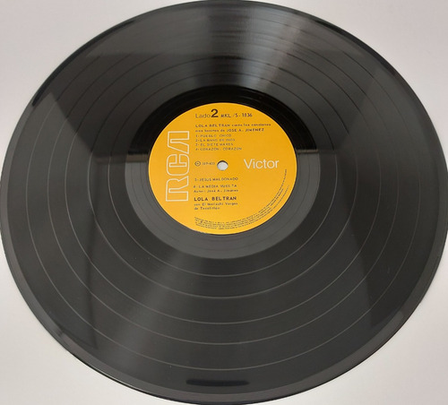 Lola Beltran Canta Las Canciones Mas Bonitas De Jose Alf Lp
