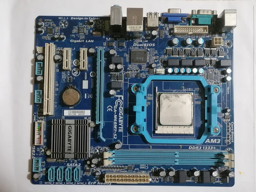 Placa Am3 Am2+ Ddr3 Ga-m68mt-s2 Gigabyte Phenom Ii/athlon Ii (Usado)