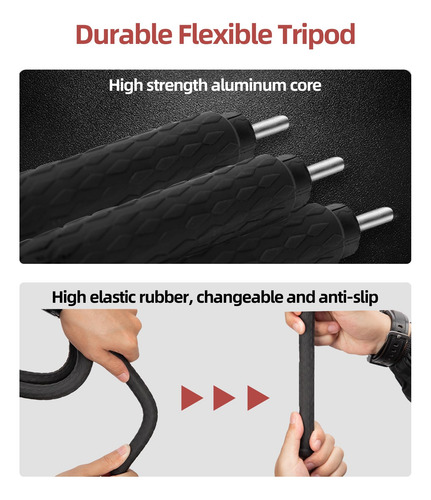 Trípode Fotopro Mini Flexible Soporte Oculto Para Cámara Color