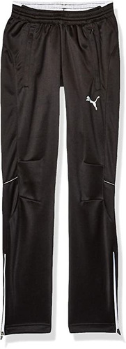 Pantalón De Entrenamiento Puma Hombres, Negro / Blanco, Yl