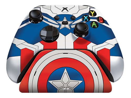 Control Xbox One Razer Captain America Wireless Color Azul