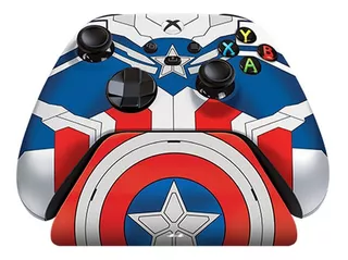 Gamepad Razer Pc/xb+quick Charg Stand Captain America Color Azul