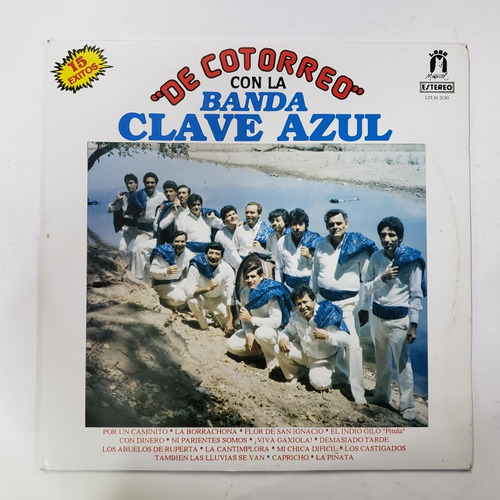 Banda Clave Azul De Cotorreo Lp Como Nuevo