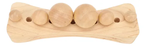 Camilla De Masaje De Madera, Elástica, Cuello, Espalda, Cade