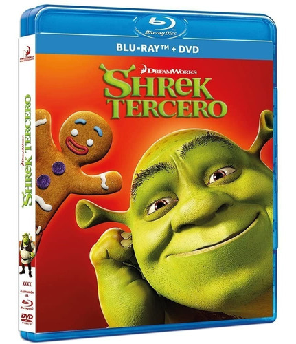 Shrek Tercero Pelicula Animada Blu-ray + Dvd