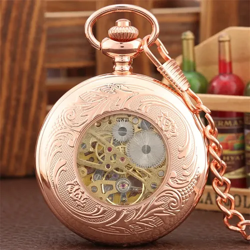 Reloj de bolsillo de cuerda manual sale