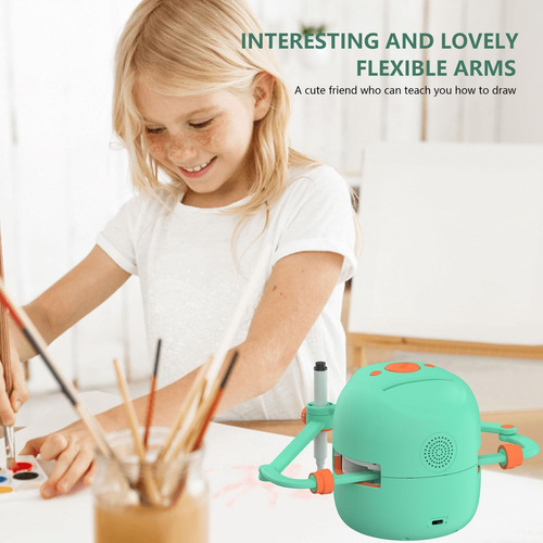 Robot Dibujante Educativo Interactivo For Niños Con Tarjetas