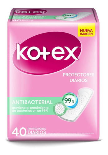 Protector Diario Kotex Antibacteriales 40 Un