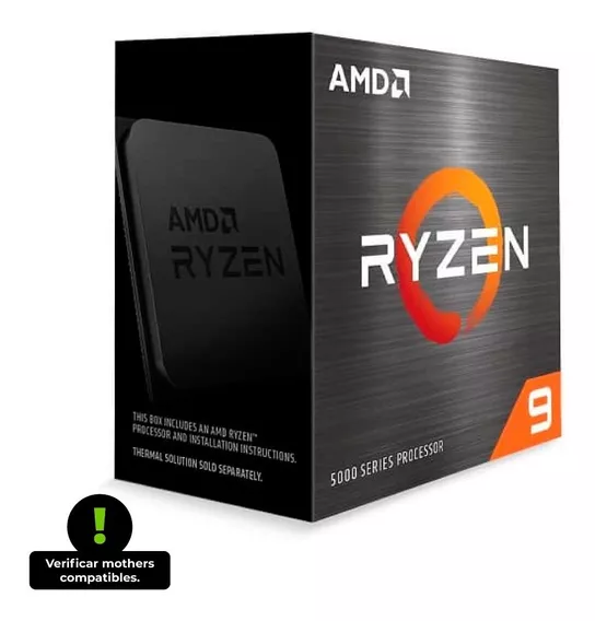 Microprocesador Amd Ryzen 9 5900x 12 Nucleos 24h 4.8ghz Zen3