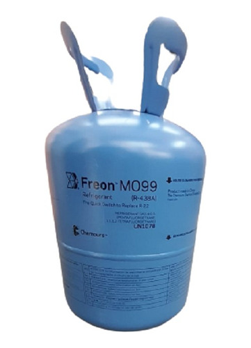 Garrafa De Gas Mo99 Freon Chemours X 11.35kg (reemplazo R22)