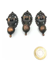 Comprar Tiradores Antiguos Para Mueble Rojizos (x 3) - Herrajes