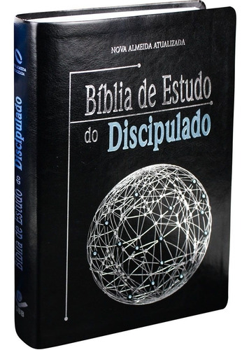 Bíblia De Estudo Do Discipulado Capa Couro Nova Almeida Naa
